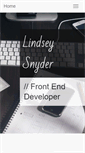 Mobile Screenshot of lindseysnyder.com